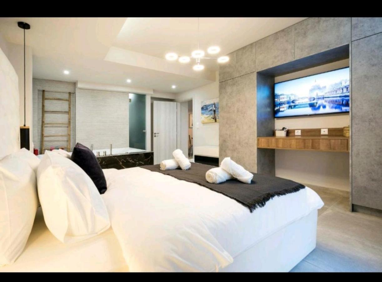 Romantic Jacuzzi Apartment Atény Exteriér fotografie