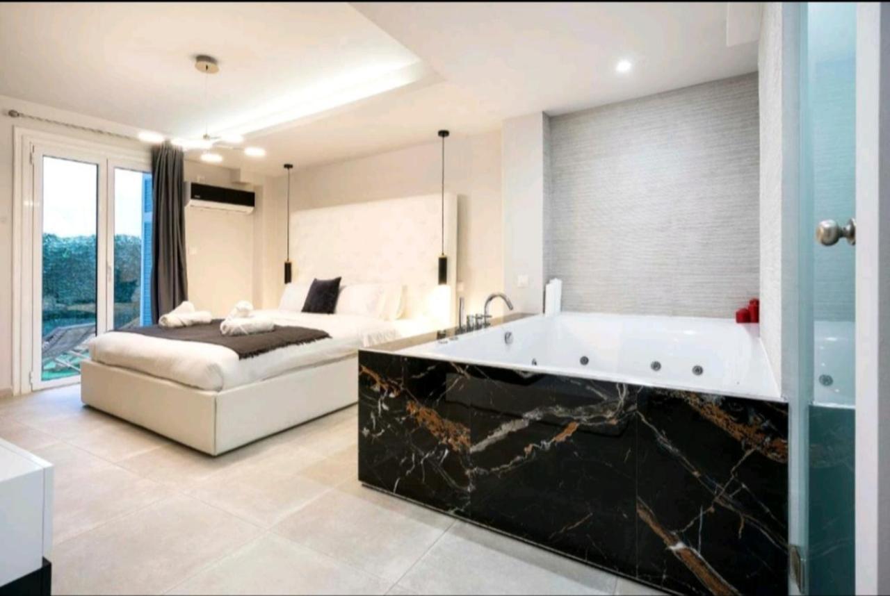 Romantic Jacuzzi Apartment Atény Exteriér fotografie